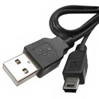 Кабель соединительный USB 2.0 A(M) - mini USB(M) 1.0m чёрный