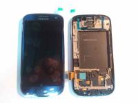 Дисплейный модуль для Samsung i9300i Duos синий(LCD+TOUCH+FRAME) Original Samsung