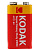 Батарейки крона солев. Kodak 6F22 9В