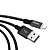 Data кабель USB - Apple Lightning 1.0m тканевая оплетка DU02 Hoco