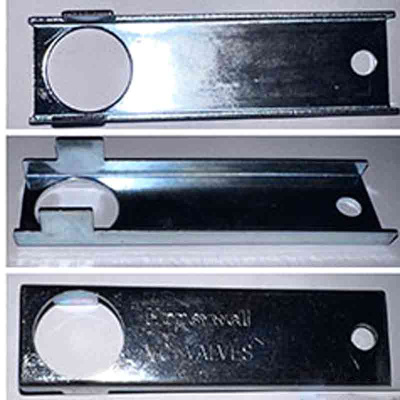 Ключ для клапана GZ025 89мм х 25мм х 11,7мм (один выступ ниже относит. второго на 2мм прим.)