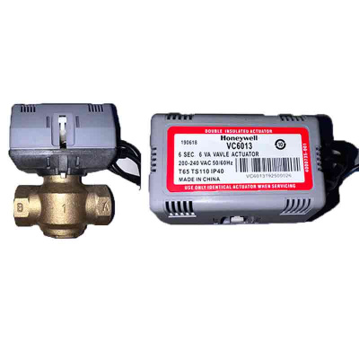 Электрический привод с клапаном GZ027 VC6013 6SEC_6VA 200-240V T65 TS110 Honeywell