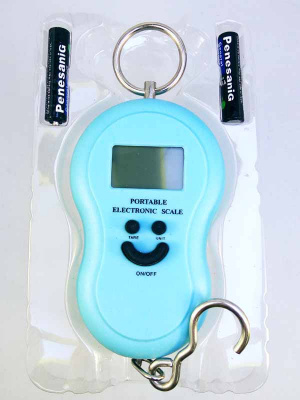 Весы безмен PORTABLE ELECTRONIC SCALE, вес до 50 кг, точность 10 г