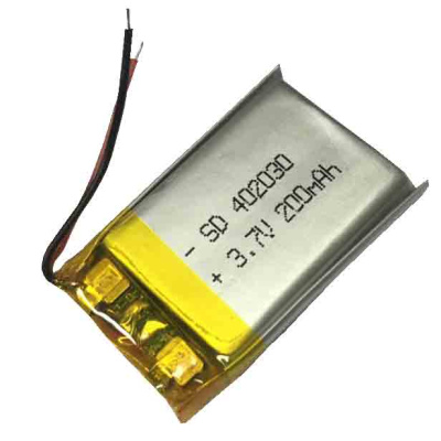 Аккумулятор-Li-ion-SD402030-3.7В-200мАч