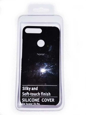 Чехол-Huawei-Honor-7A-Pro-бампер-силикон-матовый-Silky-and-Soft-Touch