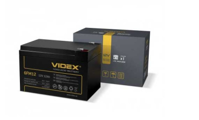 Аккумулятор Videx 6FM12 12V 12 mah