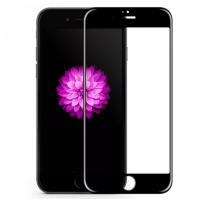 Защитное стекло Apple Iphone 6 pluse 5D с рамкой черный