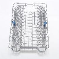 Корзина ПММ Indesit C00534260 верхняя без разбрызгивателя Д 505мм Ш 360мм Dколес 22мм вид спереди