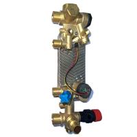 Теплообменник вторичный в сборе B3-12B-10-1.0 10 пластин на газовое оборудование ГВС GZ060