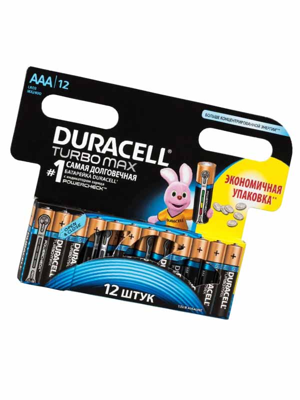 Duracell Turbo Max lr03. AAA lr03/mx2400.