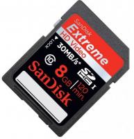 SD  8 Gb SanDisk Extreme HD Video (class 10) SDSDX-008G-X46