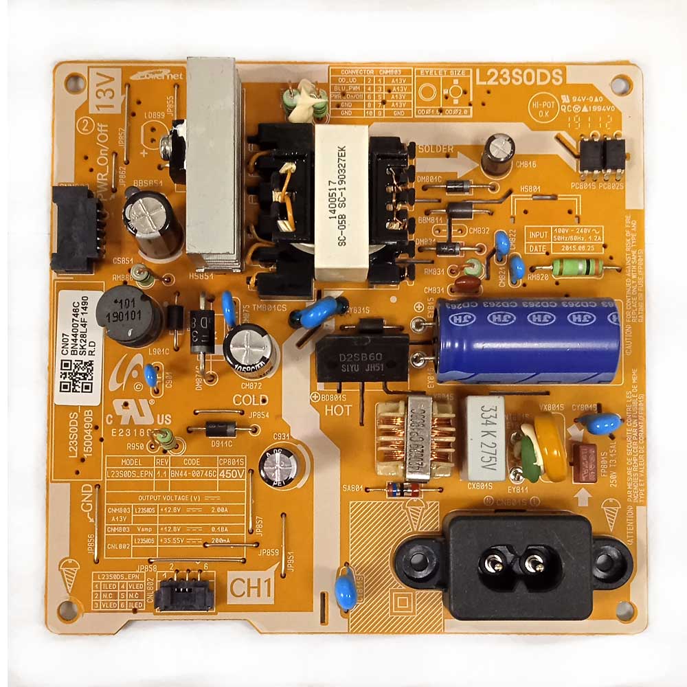 PowerBoard Samsung BN44-00746C L23SODS (демонтаж) - PowerBoard в Хабаровске