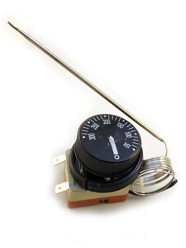 Терморегулятор 50-300°C 2 контакта 250V 16A 3451 Мечта, Горенье839 капилляр - 0.9м датчик - 130мм Терморегулятор 50-300°C 2 контакта 250V 16A 3451 Мечта, Горенье839 капилляр - 0.9м датчик - 130мм