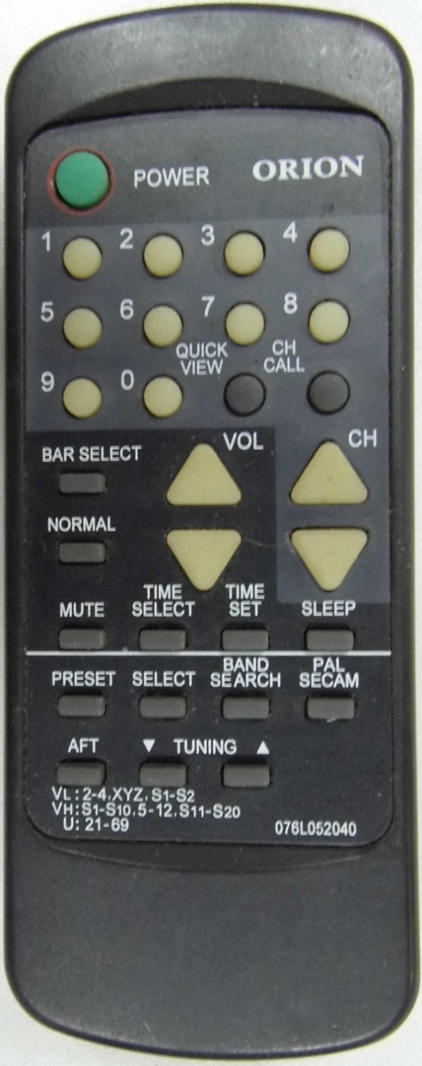 Пульт TV Orion 076L052040 БУ