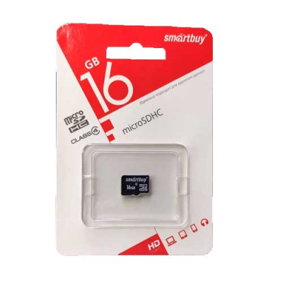 MicroSD 16 GB class 4 SmartBuy