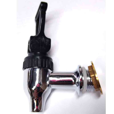 Кран в сборе  для горячей воды с уплотн. и гайкой