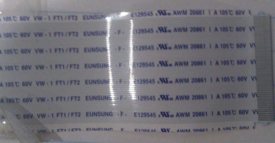 Cable_Samsung_PS42B430P2W_EUNSUNG -F- E129545 AWM 20861 I A 105C 60V VW-1 FT1/FT2 180mm