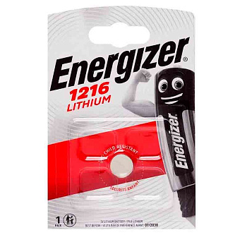 Элемент питания литиевый CR1216 Energizer BL1