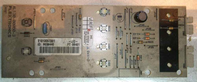 Плата индикации и управления СМА Ariston Hotpoint AL130-00060-3 21013057301 БУ