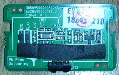 IRBoard LG 32LN541U-ZB.BRUYLDU 3850VK0001 130401 K.J.S. EAX65034404(1.0)