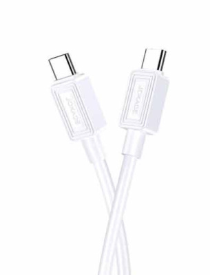 Кабель Jokade JA029 Type-C Type-C 5А 100W силиконовый белый 1 м
