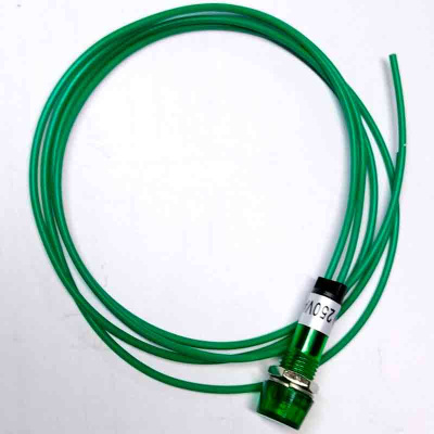 Индикаторная лампа с проводами 220V зеленый
