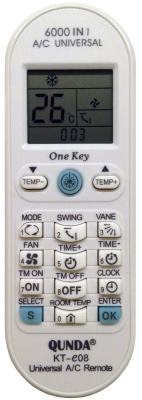 QUNDA KT-E08 для кондиционеров 6000 в 1