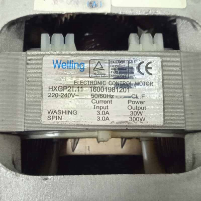 Двигатель стиральной машины Ariston Indesit 16001981201 мощн. 3-300 W (Welling) Фото 3