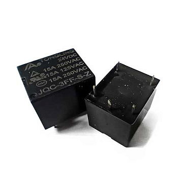 Реле-24VDC-15A-250V-JQC-3FF-S-Z-5-выводов-Tongling