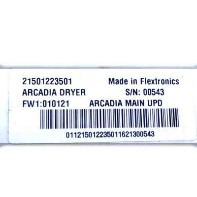 Электронный модуль сушильной машины Hotpoint-Ariston 21501223501 FW1010121 ARCADIA MAIN UPD 16200318801 (демонтаж с FTCD 97) -  шильд  2