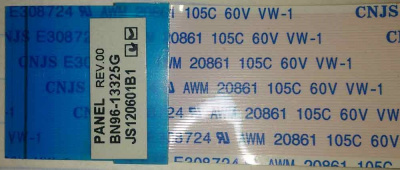Cable Samsung PS43D451A3WXRU Ver. B103 Panel BN96-13325G CNJS E308724 AWM 20861 105C 60V VW-1