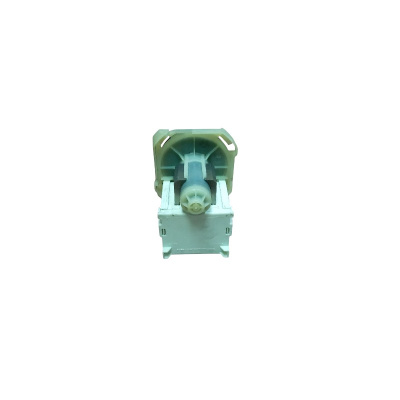 Насос сливной (помпа) CL.F267-07 9000228630 Copreci  крепл. — 4 защелки, выводы — спереди вместе. Фото 2