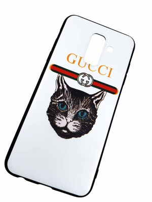Чехол-Samsung-Galaxy-A6-PLUS-SM-A605-бампер-силикон-GUCCI1
