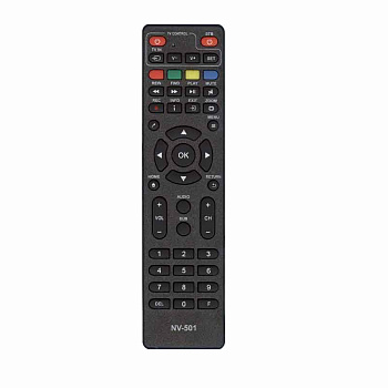 Пульт DVB-T2 ресивера Huayu NV-102 +TV (NV-501)