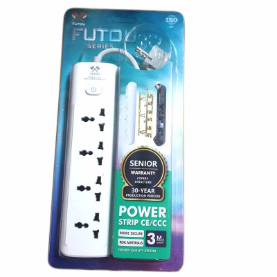 Удлинитель сетевой 4 гнезда 3м Моdel 2214 FUTOU