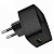 Адаптер сетевой для быстрой зарядки C70A 1USB QC3.0  black