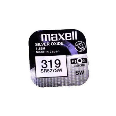 Элемент серебряно-цинковый Maxell 319 (319, SR64, SR527SW, SBAE DE, RW328)