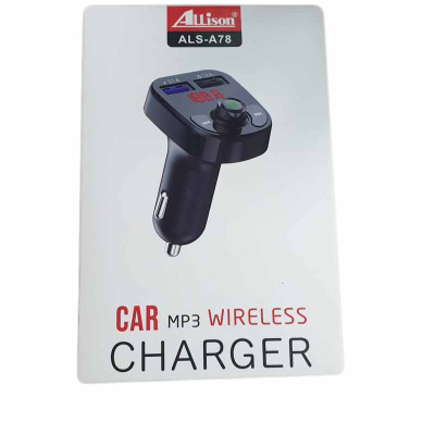 FM модулятор автомобильный Allison ALS-A78 Car MP3 Charger Wireless