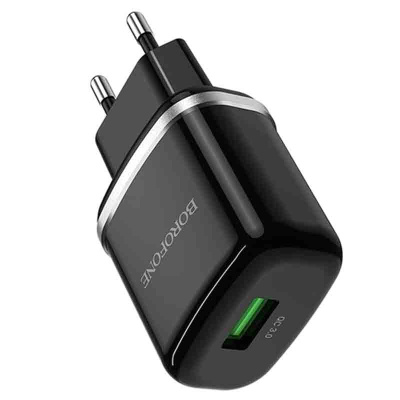 Сетевое-зарядное-устройство-Borofone-BA36A-1USB-QC3.0-charge