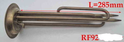 ТЭН-для-водонагревателей-RF-92мм-L 285мм-2500W(1000+1500)-RF92-2500w