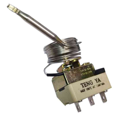 Терморегулятор 0-190°C 250V 16A к фритюрнице EP057 капилляр - 2.0м