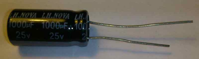 Конденсатор электролитический 1 000 uF 25 V (LH.NOVA)