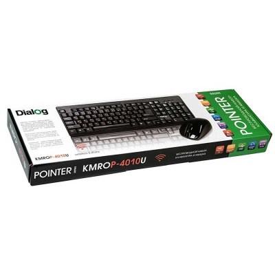 Беспроводная-клавиатура-+-мышь-Pointer-RF-KMROP-4010U-(black)-Dialog