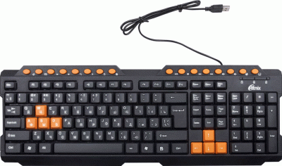 Клавиатура Ritmix RKB-151, USB (черный)
