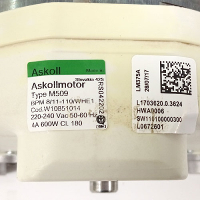 Двигатель стиральной машины Indesit, Whirlpool W10851014 (Whirlpool) фото 3