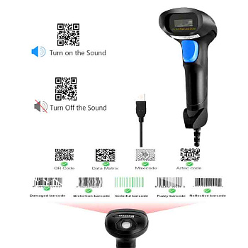 Сканер-штрих-кодов-Eyoyo-L5-автоматический-PDF417