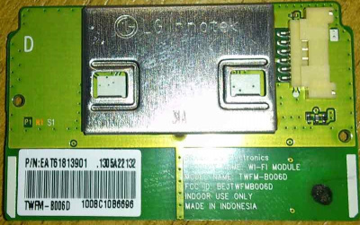 WiFiBoard LG 42LA660V-ZA TWFM-B006D