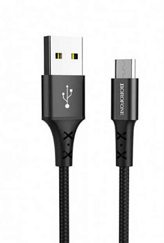 Data кабель USB - Type-C 1.0m тканевая оплетка DUO02 Hoco