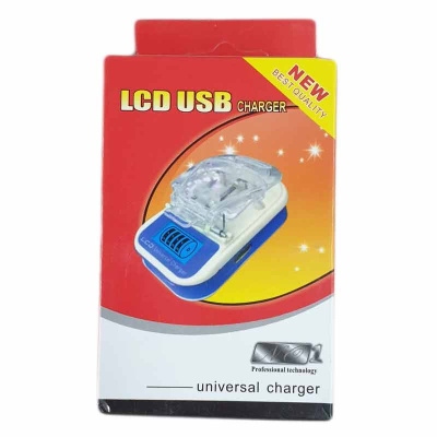 ЗУ универсальное - типа лягушка LCD USB CHARGER