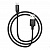 Data кабель USB-Apple iPhone 2.0м Силиконовая оплетка X14 Hoco